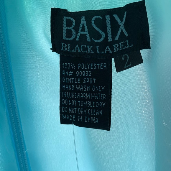 PBasix Black Label Teal Open Back Dress Size 2 (X-Small) - Picture 5 of 10